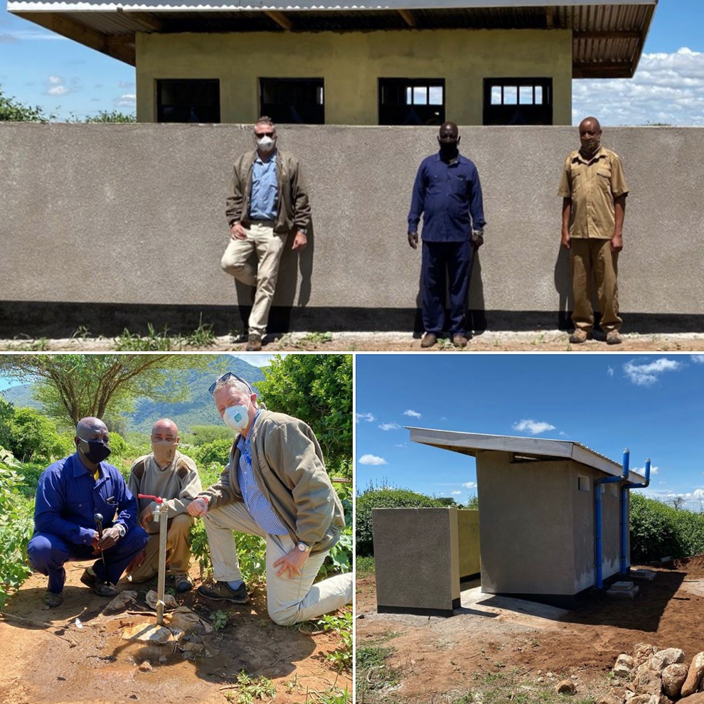 New Toilets Installed for Tanzanian Elementary School Children